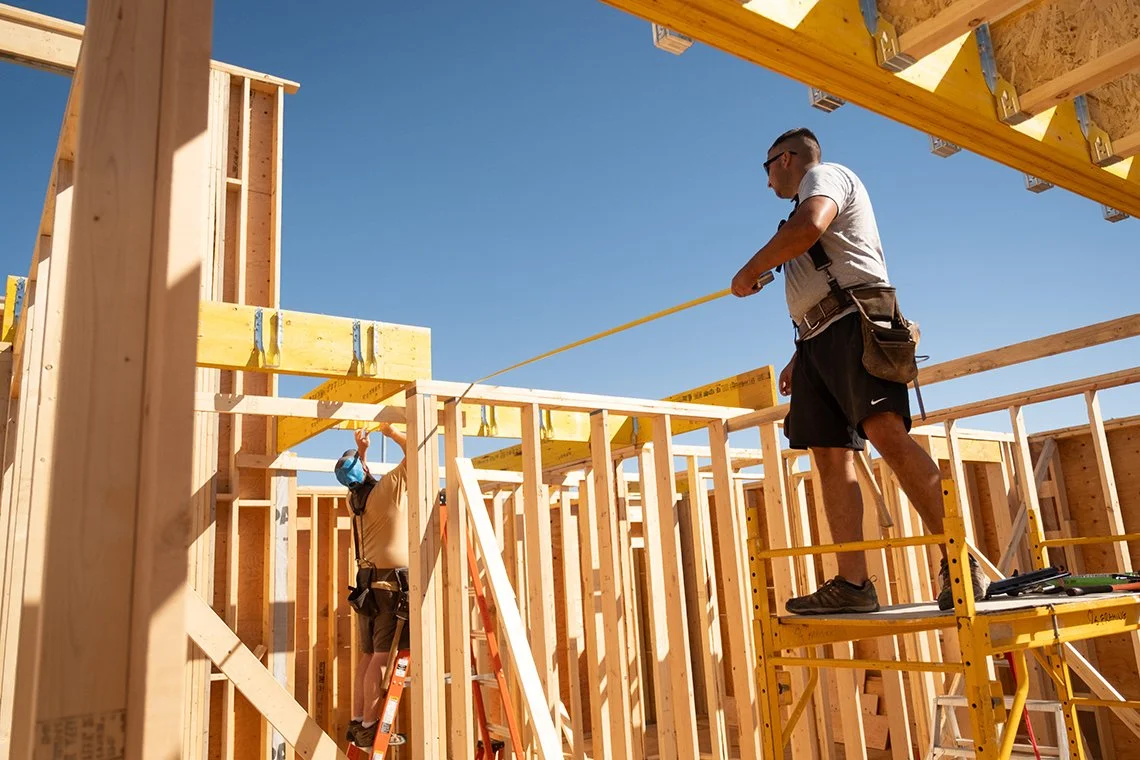 16 inch on center framing wall structure